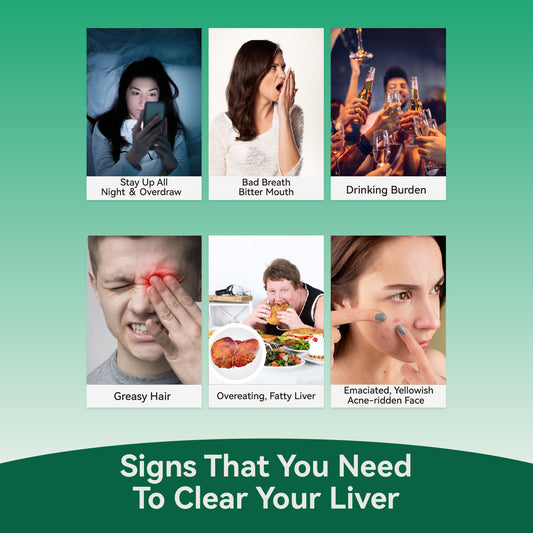 【NXQ】OIL-CLEANSING TEA:Enhances liver function and makes staying up late less scary