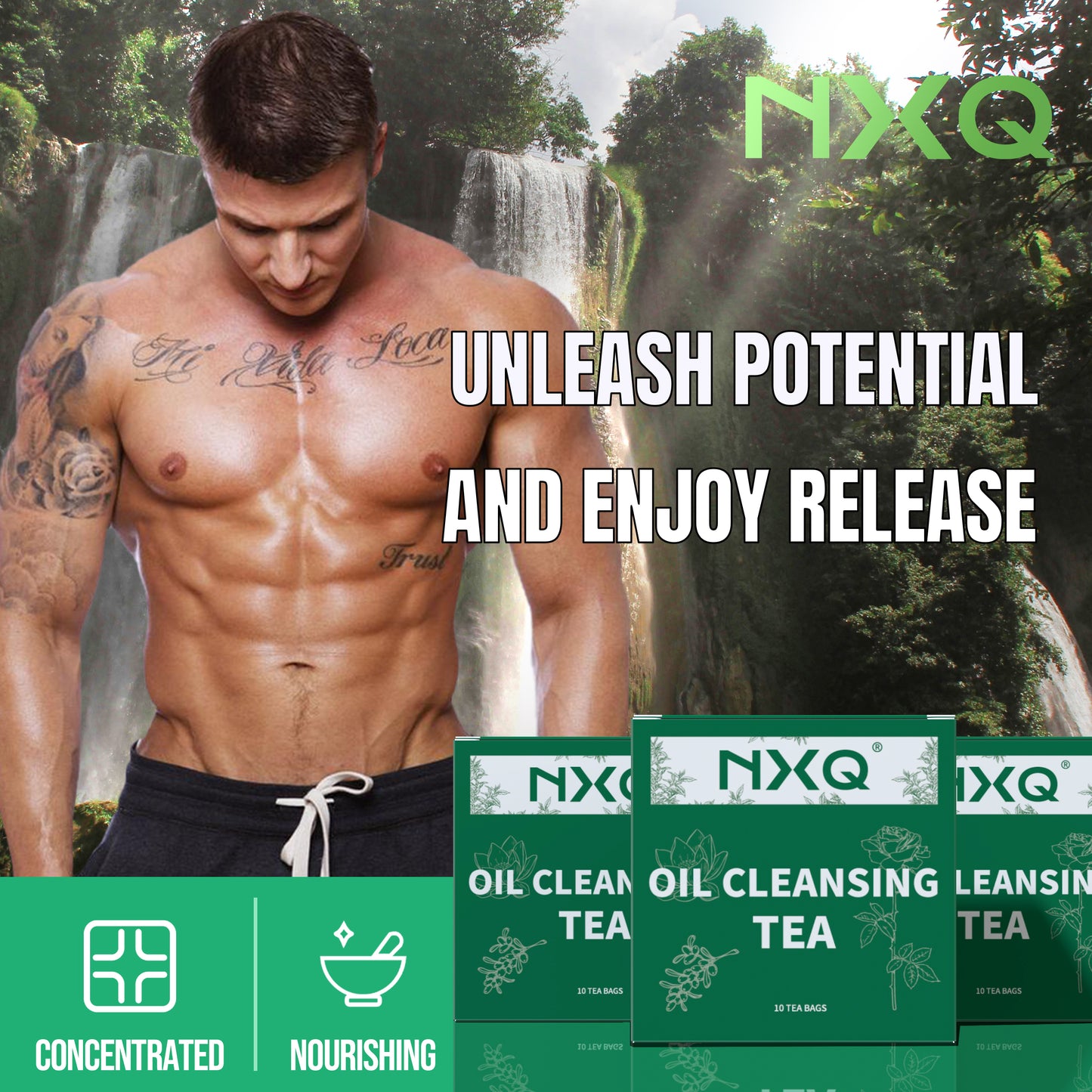 【NXQ】OIL-CLEANSING TEA：Enhancement of renal function