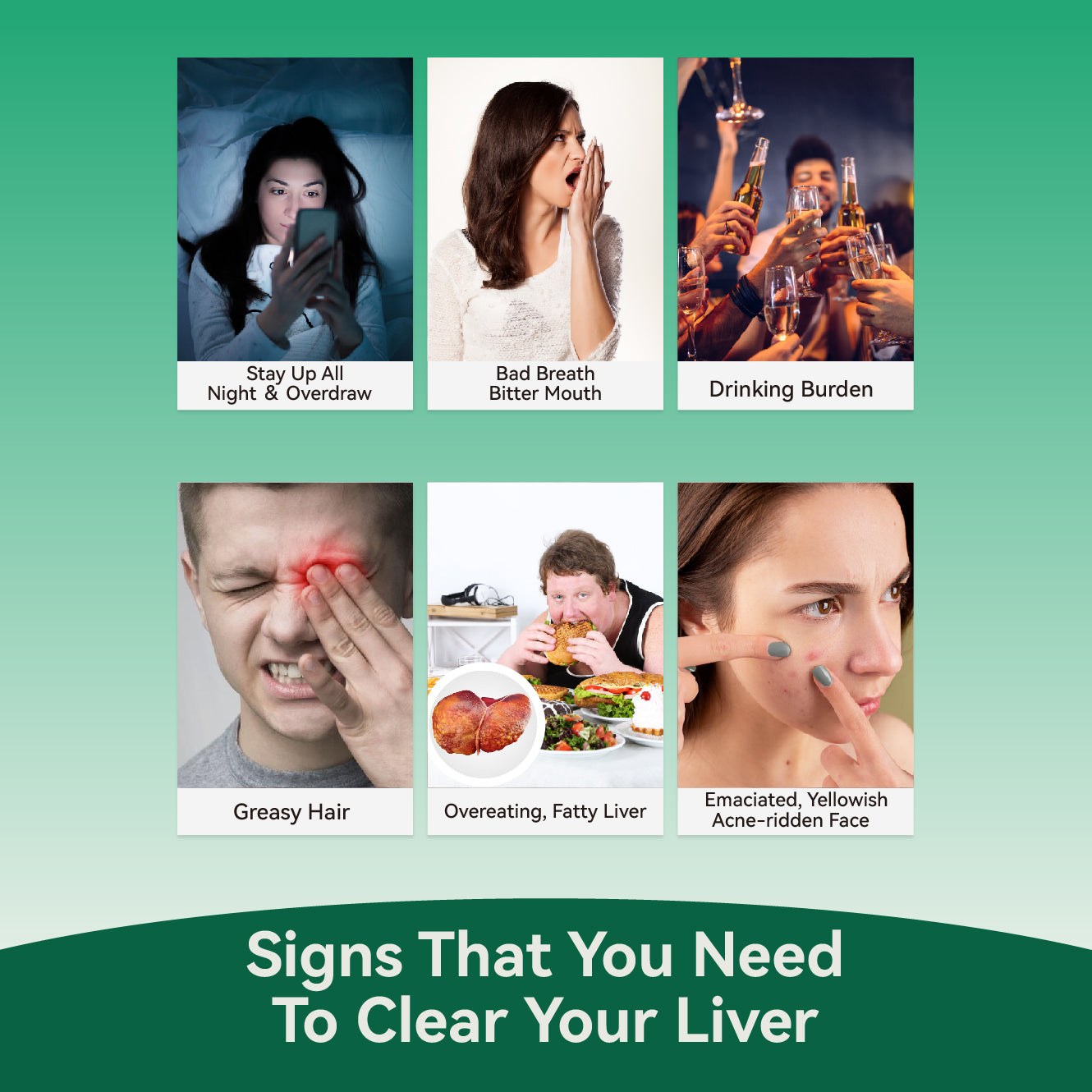 【NXQ】OIL-CLEANSING TEA：Enhances liver function and makes staying up late less scary